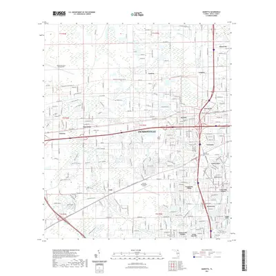 2021 Map of Marietta, 2021 Print