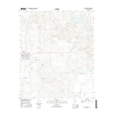 2016 Map of Marietta East, 2016 Print
