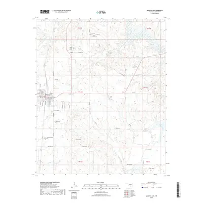 2018 Map of Marietta East, 2018 Print