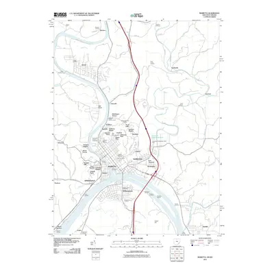 2011 Map of Marietta, 2011 Print