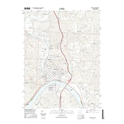 2016 Map of Marietta, 2016 Print