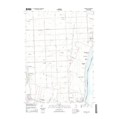 2014 Map of Marine City, 2014 Print