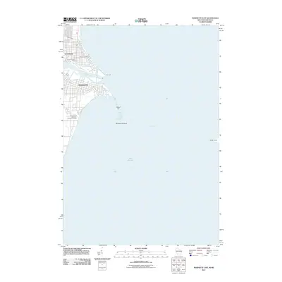 2011 Map of Marinette East, 2011 Print