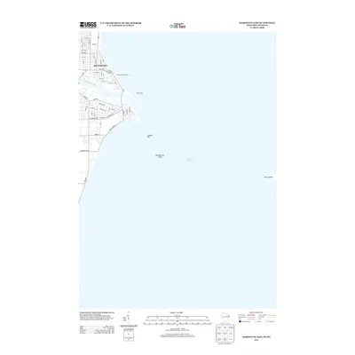 2013 Map of Marinette East, 2013 Print