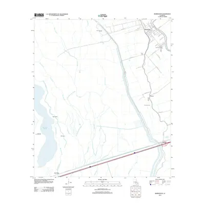 2012 Map of Maringouin, 2012 Print