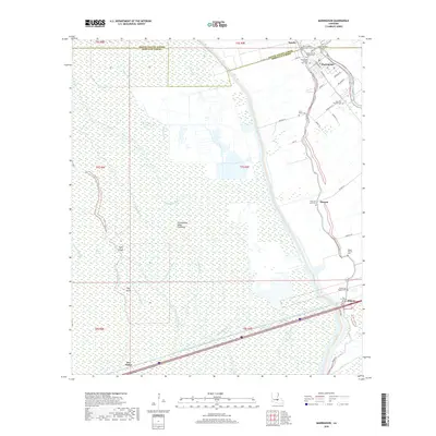 2018 Map of Maringouin, 2018 Print