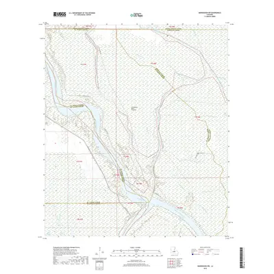 2018 Map of Maringouin NW, 2018 Print