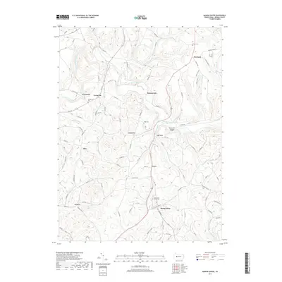 2019 Map of Marion Center, 2019 Print