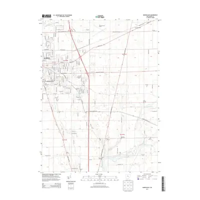 2013 Map of Marion East, 2013 Print