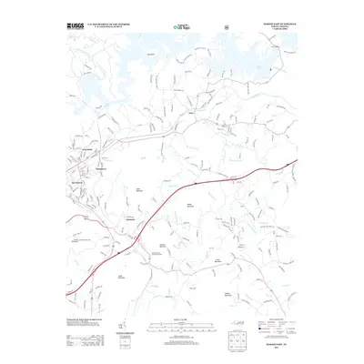 2013 Map of Marion East, 2013 Print