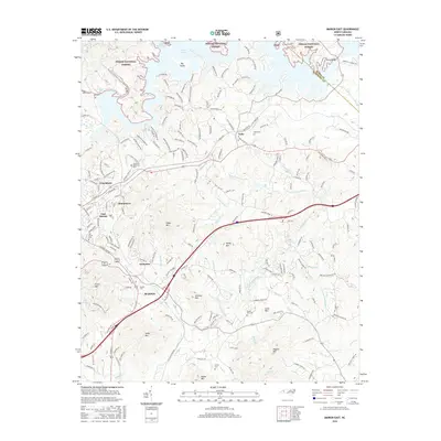 2016 Map of Marion East, 2016 Print