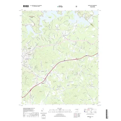 2019 Map of Marion East, 2019 Print