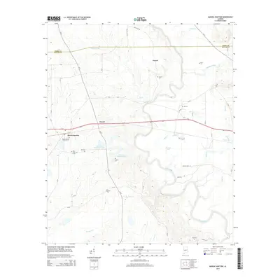 2014 Map of Marion Junction, 2014 Print