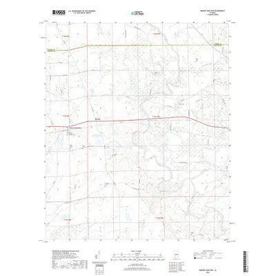 2018 Map of Marion Junction, 2018 Print
