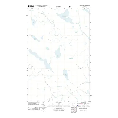 2011 Map of Marion Lake, 2011 Print