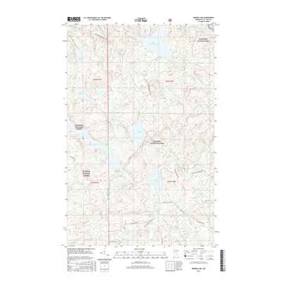 2016 Map of Marion Lake, 2016 Print