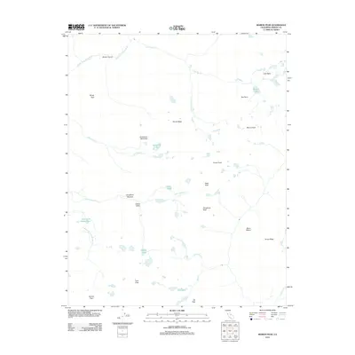 2012 Map of Marion Peak, 2012 Print