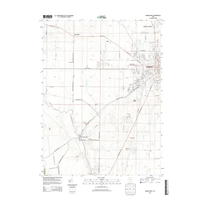 2013 Map of Marion West, 2013 Print
