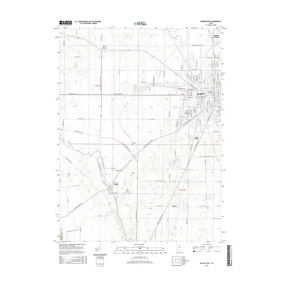 2016 Map of Marion West, 2016 Print