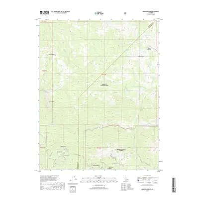 2018 Map of Mariposa Grove, 2018 Print