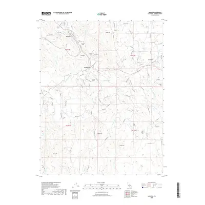 2018 Map of Mariposa, 2018 Print