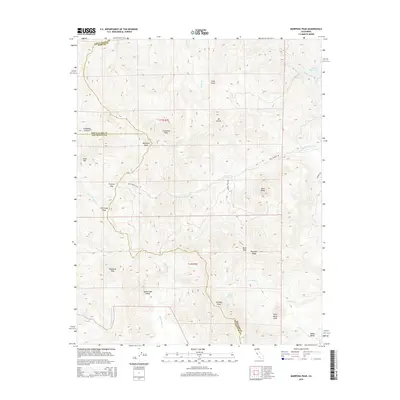 2015 Map of Mariposa Peak, 2015 Print