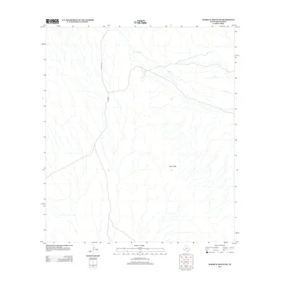 2012 Map of Mariscal Mountain, 2012 Print
