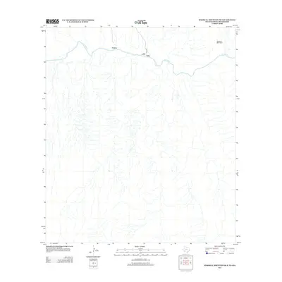 2012 Map of Mariscal Mountain OE S, 2012 Print