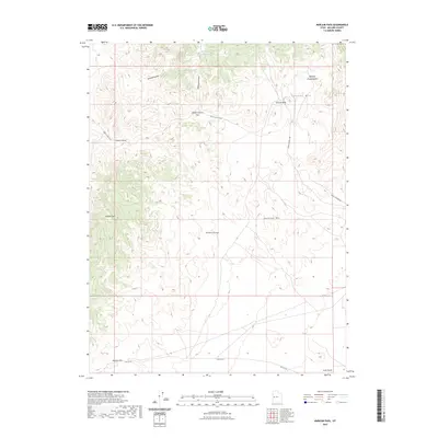 2023 Map of Marjum Pass, 2023 Print