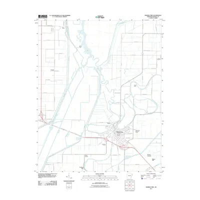 2011 Map of Marked Tree, 2011 Print