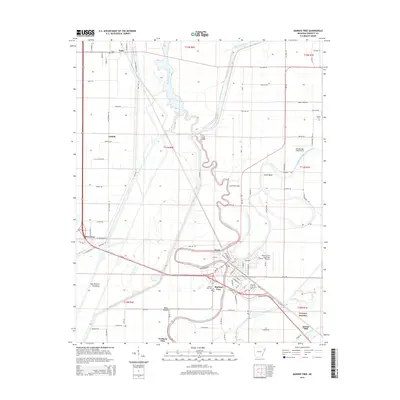 2014 Map of Marked Tree, 2014 Print