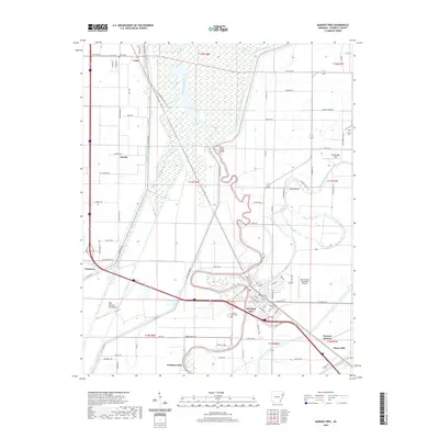 2020 Map of Marked Tree, 2020 Print