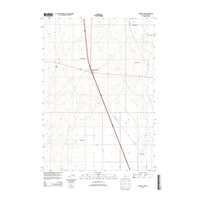 2013 Map of Market Lake, 2013 Print
