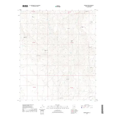 2018 Map of Markham Creek, 2018 Print