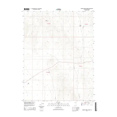 2014 Map of Marking Corral Summit, 2014 Print