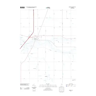 2013 Map of Markle, 2013 Print