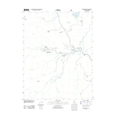 2012 Map of Markleeville, 2012 Print