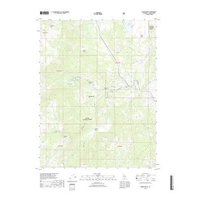 2018 Map of Markleeville, 2018 Print