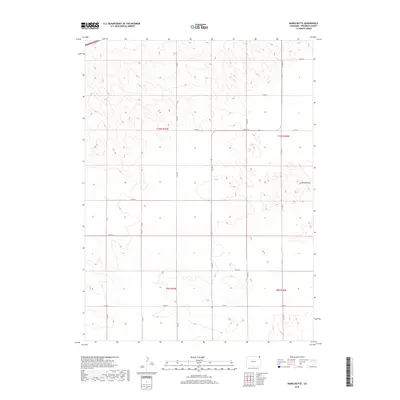 2019 Map of Marks Butte, 2019 Print