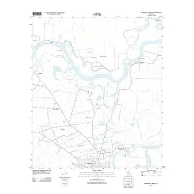 2012 Map of Marksville North, 2012 Print