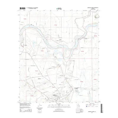 2015 Map of Marksville North, 2015 Print