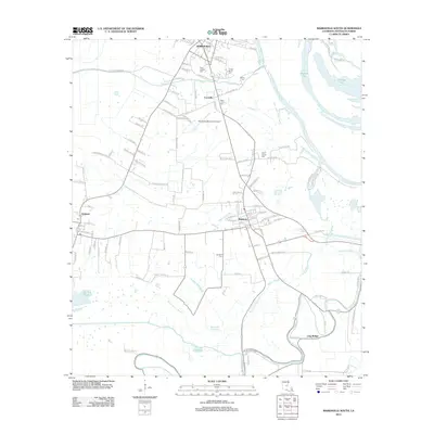 2012 Map of Marksville South, 2012 Print