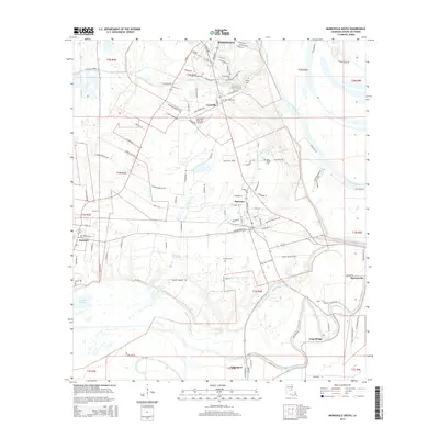 2015 Map of Marksville South, 2015 Print
