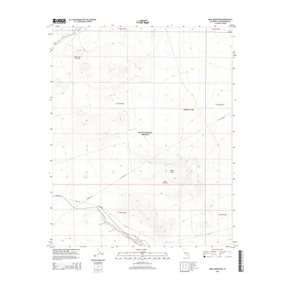 2015 Map of Marl Mountains, 2015 Print