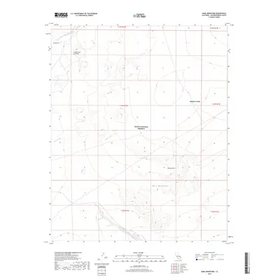 2018 Map of Marl Mountains, 2018 Print