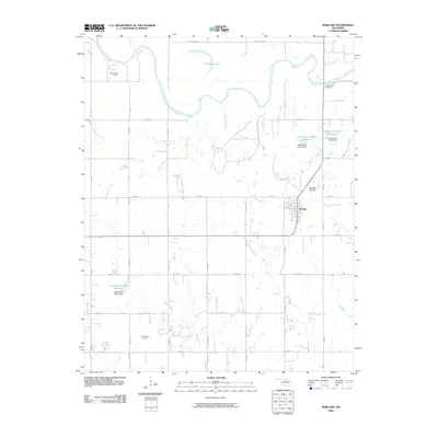 2009 Map of Marland, 2009 Print