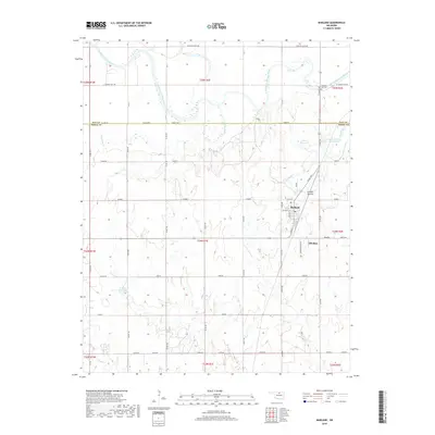 2018 Map of Marland, 2018 Print