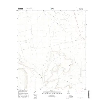 2016 Map of Marlboro Canyon, 2016 Print