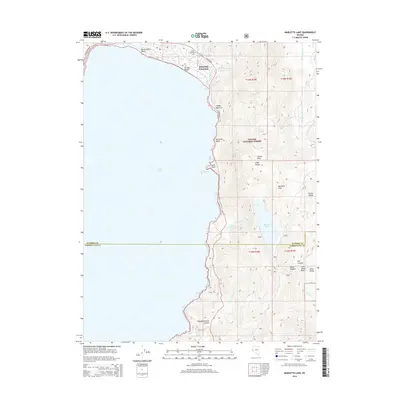 2014 Map of Marlette Lake, 2014 Print