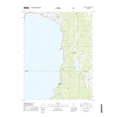 2018 Map of Marlette Lake, 2018 Print